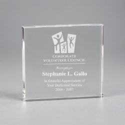 Full Color Printed Award Example 14