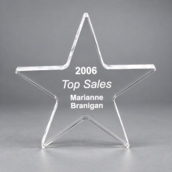 Full Color Printed Award Example 14