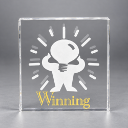 Full Color Printed Award Example 14