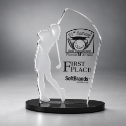SIGOF Female Acrylic Golf Award