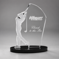 SIGOM Male Acrylic Golf Award