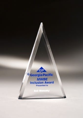 MCTA07 Acrylic Triangle Award